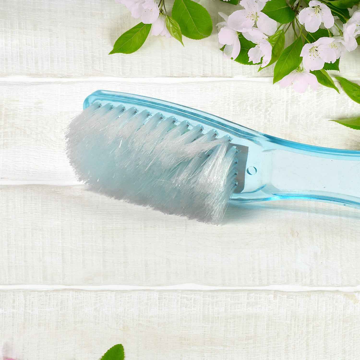 Plastic Handle Shoes Clothes Scrubbing Brush (1 Pc  Mix Color  19 Cm)