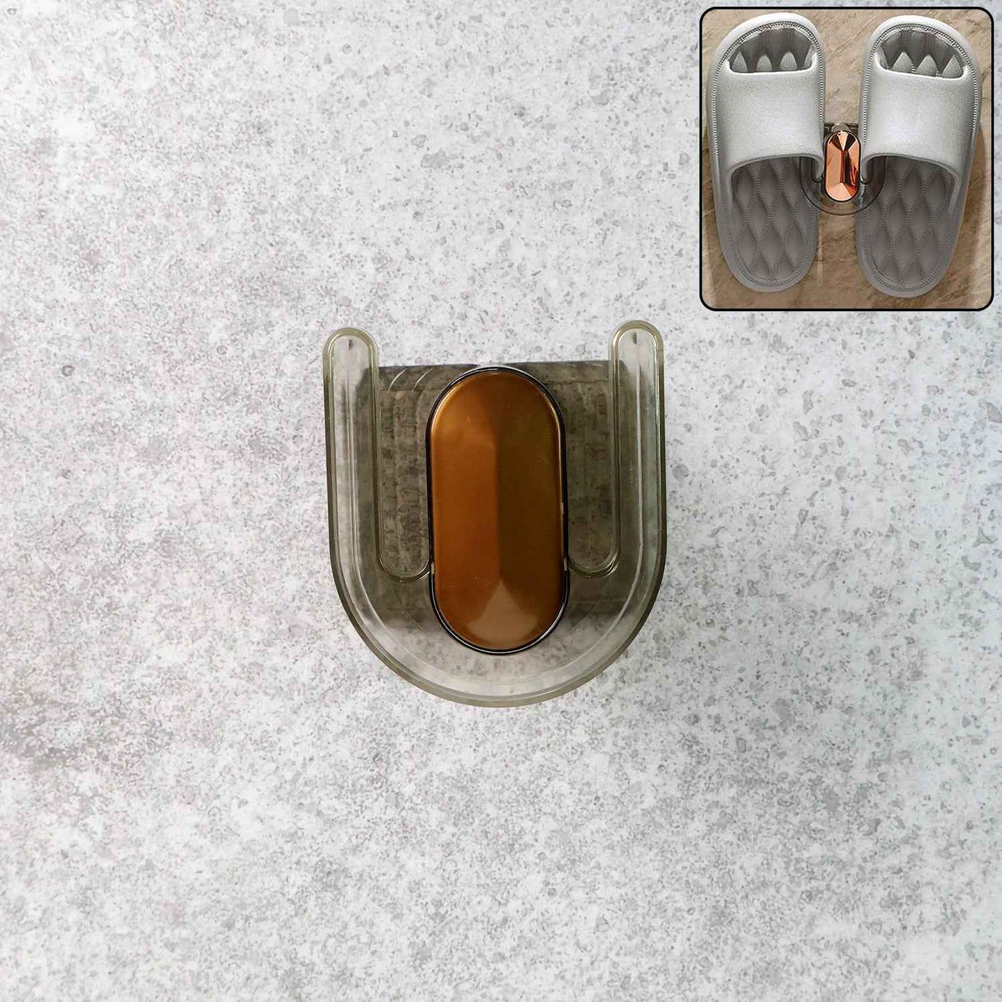 Self-adhesive Wall Mount Slipper Holder (1 Pc)
