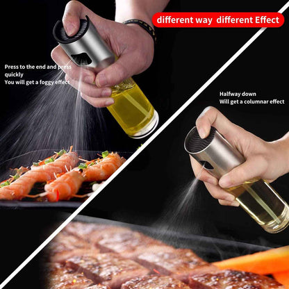 7126 Oil Sprayer Dispenser Oil Versatile Glass Spray Bottle For Cooking  Multi Use Bottle