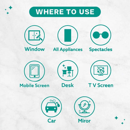 Pollic Kadam Concentrated Glass  Mirror Cleaner Sachet (15 Gm)