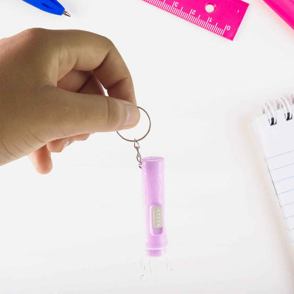 Mini Led Flashlight Keychain Torch (Mix Color  1 Pc)