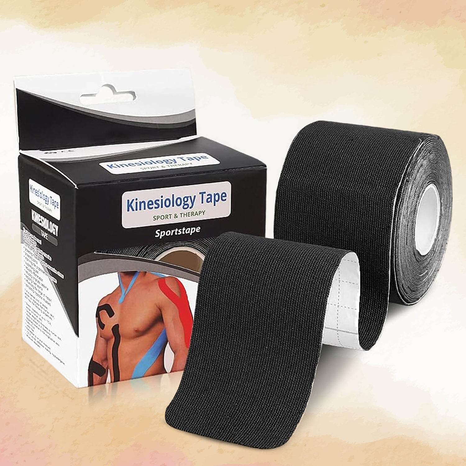 Kinesiology Tape For Physiotherapy Tape For Sports Injury Pain Relief (5 Cm X 5m  1 Pc) - Best Deals at BeSh Deals®