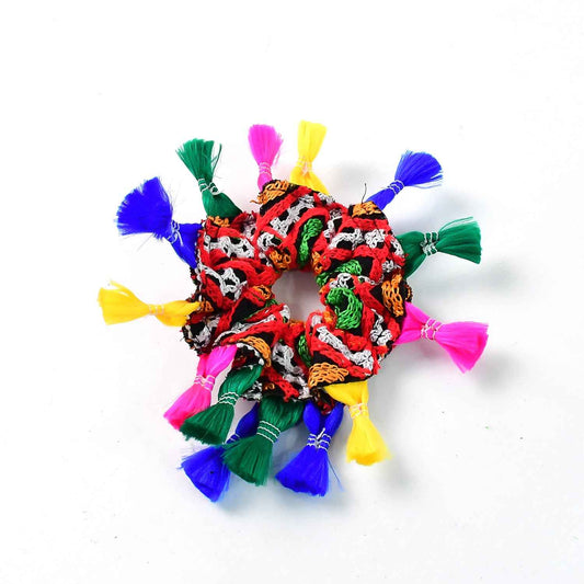 Traditional Multicolor Navratri Hair Bun (1 Pc)