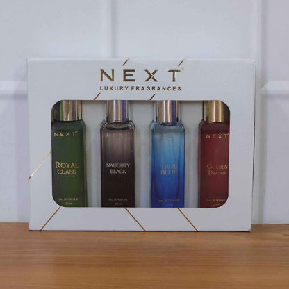 Next Luxury Fragrances Mini Eau De Parfum Gift Set (4 Pc 20 Ml Each)