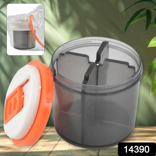 Plastic 4 Section Pill Box Organizer (1 Pc  Mix Color) - Best Deals at BeSh Deals®