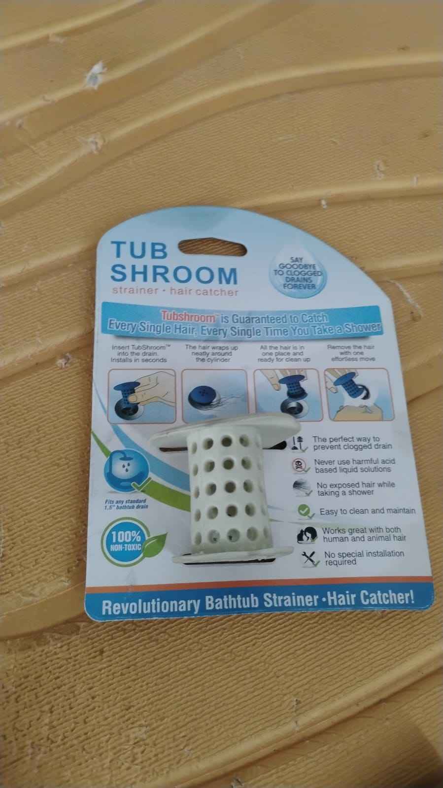 Universal Tub Drain Hair Catcher Strainer (1 Pc)