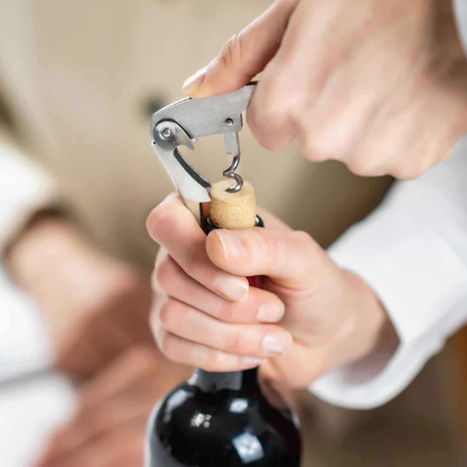 Premium Wine Bottle Shape Bar Accessory Gift Set