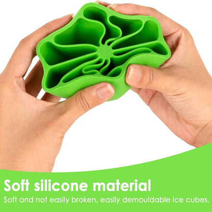 Lemon Shape Flexible Silicone Ice Cube Tray 8 Slot Round Ice Mold (1 Pc) - BeSh Deals®