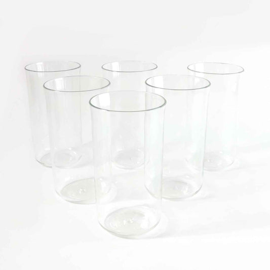 Glossy Plastic Glass Set (6 Pc  300 Ml)