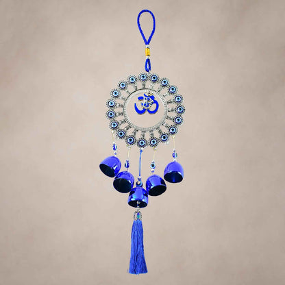 Decorative Om Evil Eye Wind Chime Wall Hanging (1 Pc)