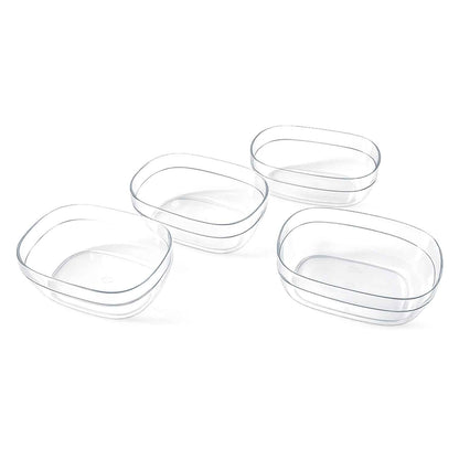 Transparent Multipurpose Serving Bowl Set (4 Pc Set)