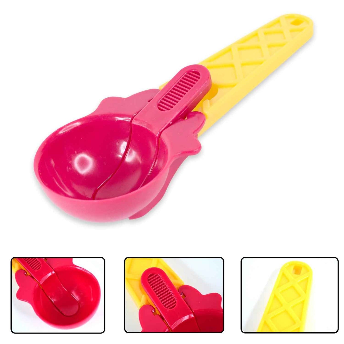 1 Piece Plastic Ice Cream Watermelon Scooper With Trigger Dipper - BeSh Deals®