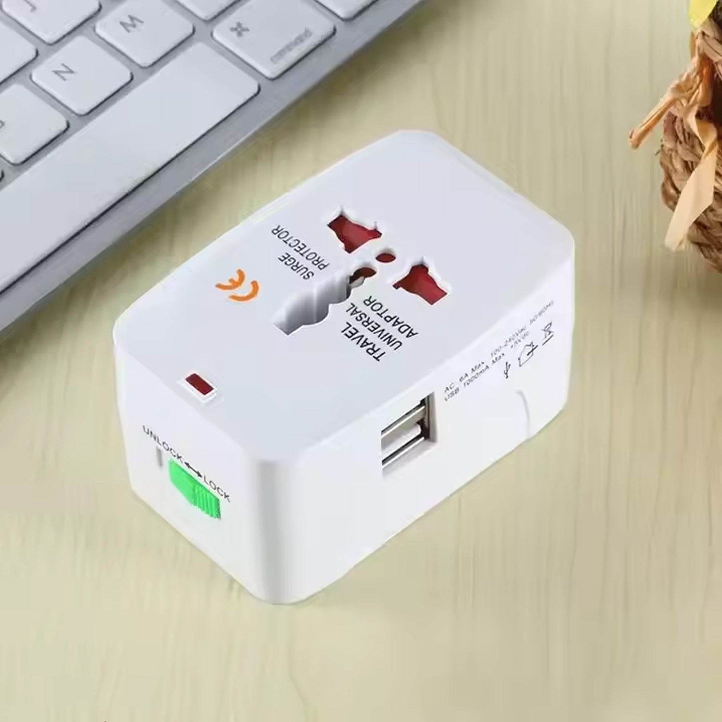 Universal Travel Adapter With Dual Usb Charger Ports - International Multipurpose - Best Deals at BeSh Deals®