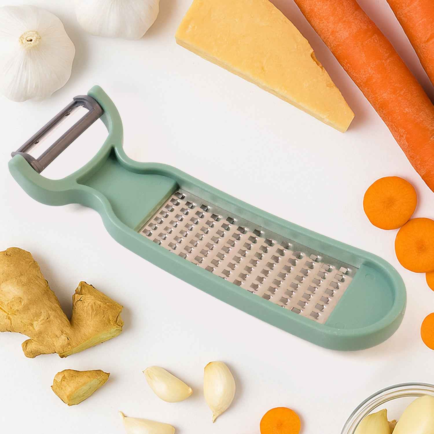 Apex 2-in-1 Vegetable Grater  Peeler Combo Tool