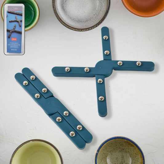 Apex Foldable Hot Mate Set  2 Pcs Folding Pan Stand For Hot Pots
