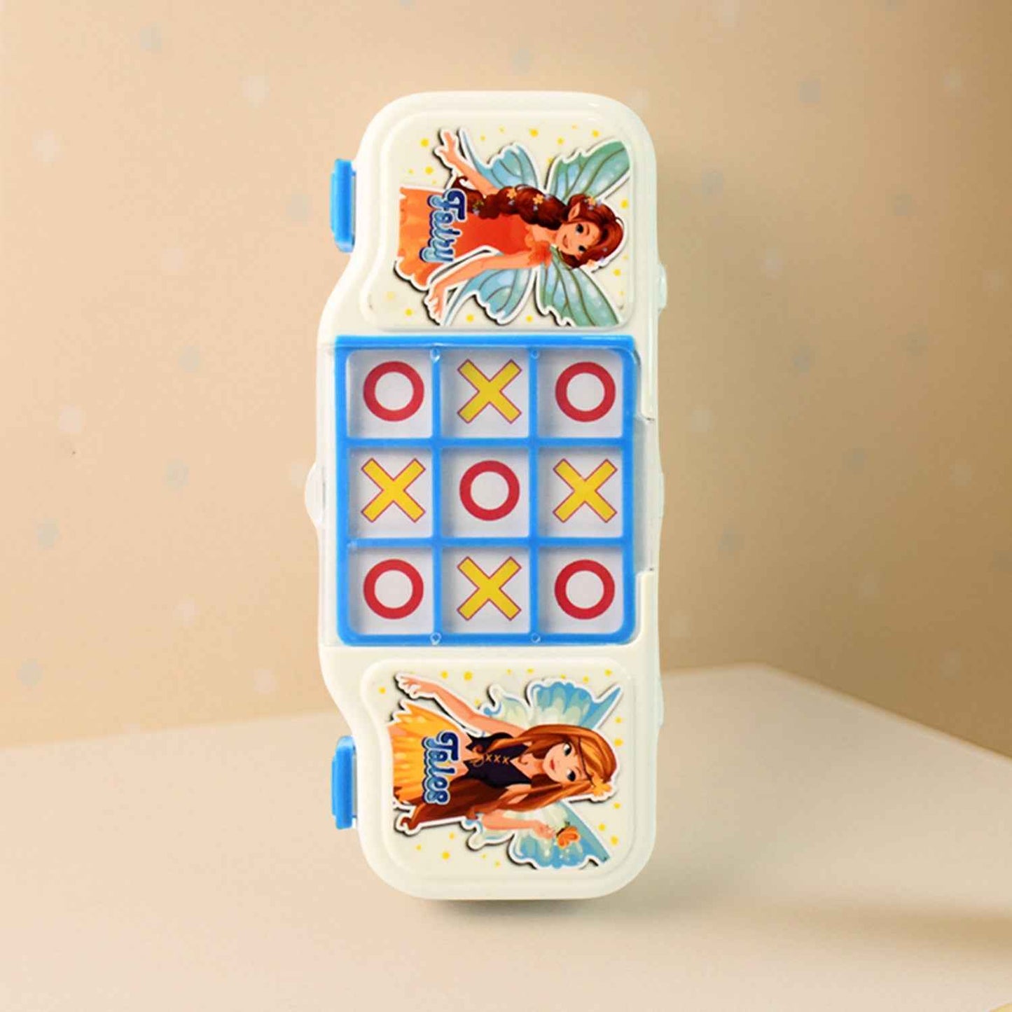 Kids Pencil Box With Built-in Tic Tac Toe Game