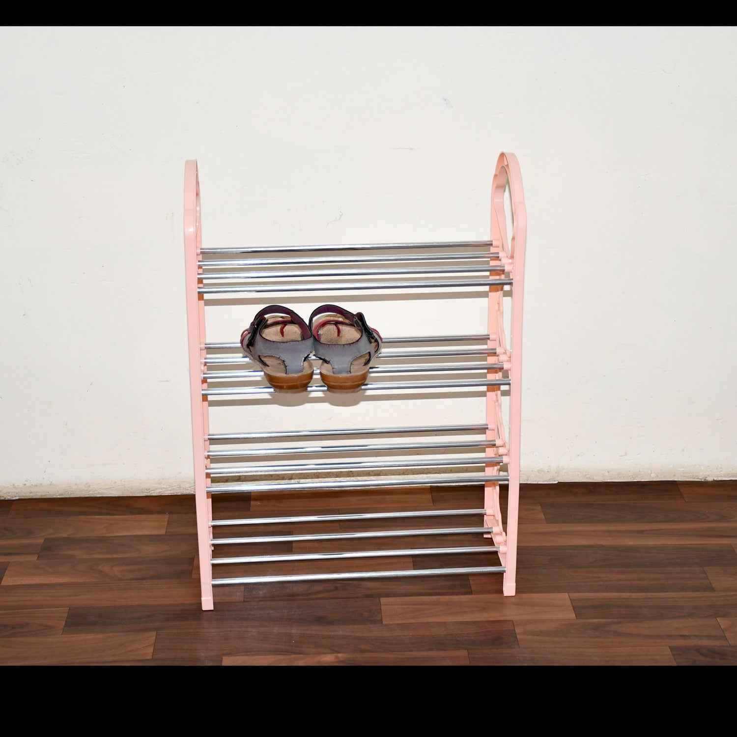 9392 Shoes Storage Shelf 4 Layer Spacesaving Shoes Show Rack Folding Shoe Rack Standing Shoe Rack Diy Shoes Storage Shelf Home Organizer For Bedroom Hallway And Closet Shoe Storage