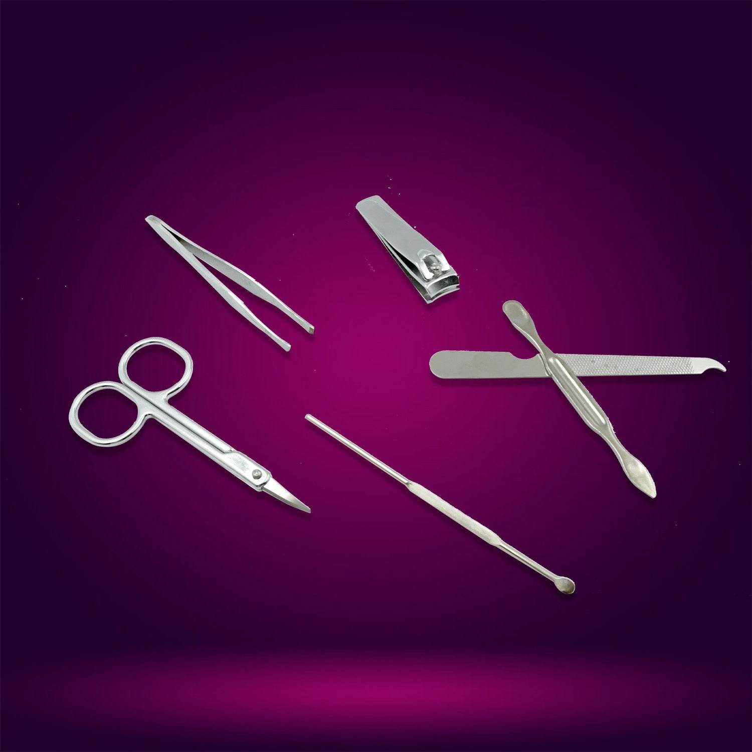 6729 Nail Scissors Professional Nail Clippers Kit Manicure Set 6 Pieces Top Grade Stainless Steel Grooming Kit For Travel Or Home Manicure Set (6 Pc Set) - Best Deals at BeSh Deals®