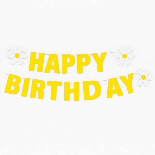 Happy Birthday Party Decoration Banner Set