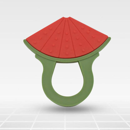 Baby Silicone Teether Fruit Teether For Toddlers100 Food Grade Silicone Teether Non-toxic  Latex Free Suitable For Kids Above 3 Months - Grapes Banana Watermelon (1 Pc ) - Best Deals at BeSh Deals®