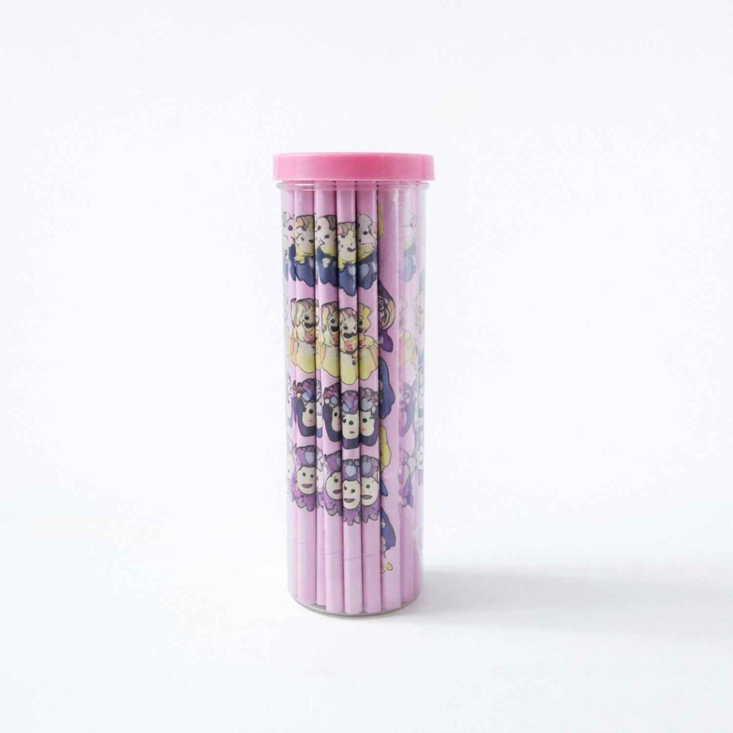 Cartoon Printed Wooden Pencil Set (50 Pc Pack)