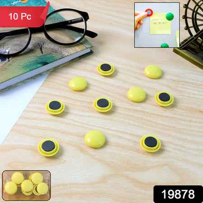 Strong Round Fridge  Whiteboard Magnet - (10 Pc Set)