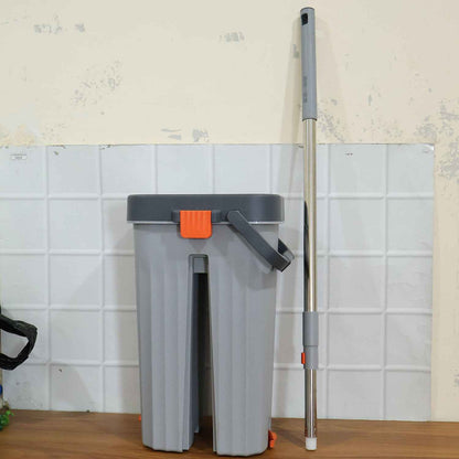 Big Size Flat Mop With Bucket Set (1 Set)