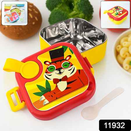 Ganesh Tangy Kids Stainless Steel Lunch Box - BeSh Deals®