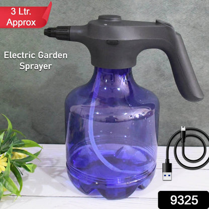 9325 Electric Spray Bottle 3l Garden Sprayer Automatic Watering Can Rechargeable Battery Powered Sprayer For Garden Fertilizing (1pc 3ltr.) - Best Deals at BeSh Deals®
