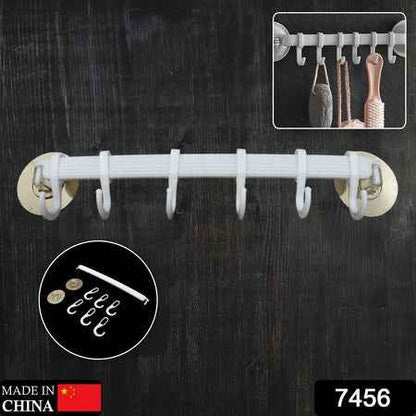 7456 1pc Bath Towel Hanger Wall Mount Towel Hanger Wall Towel Shelf Towel Hanging Rack Kitchen Towel Holder Towel Hanging Hook