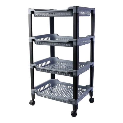 Apex 4 Layer Big Multipurpose Plastic Storage Rack - BeSh Deals®