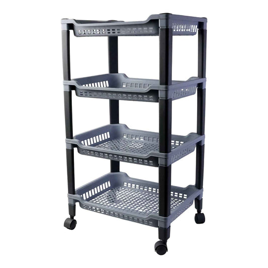 Apex 4 Layer Big Multipurpose Plastic Storage Rack - BeSh Deals®