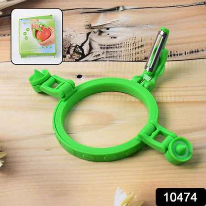 Adjustable Apple Peeler Cutter With Holder Ring