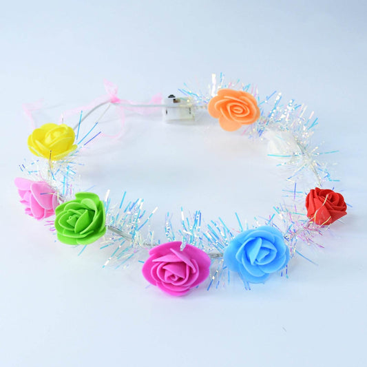 Led Flower Crown Headband  Multicolor Light-up (1 Pc) - Best Deals at BeSh Deals®