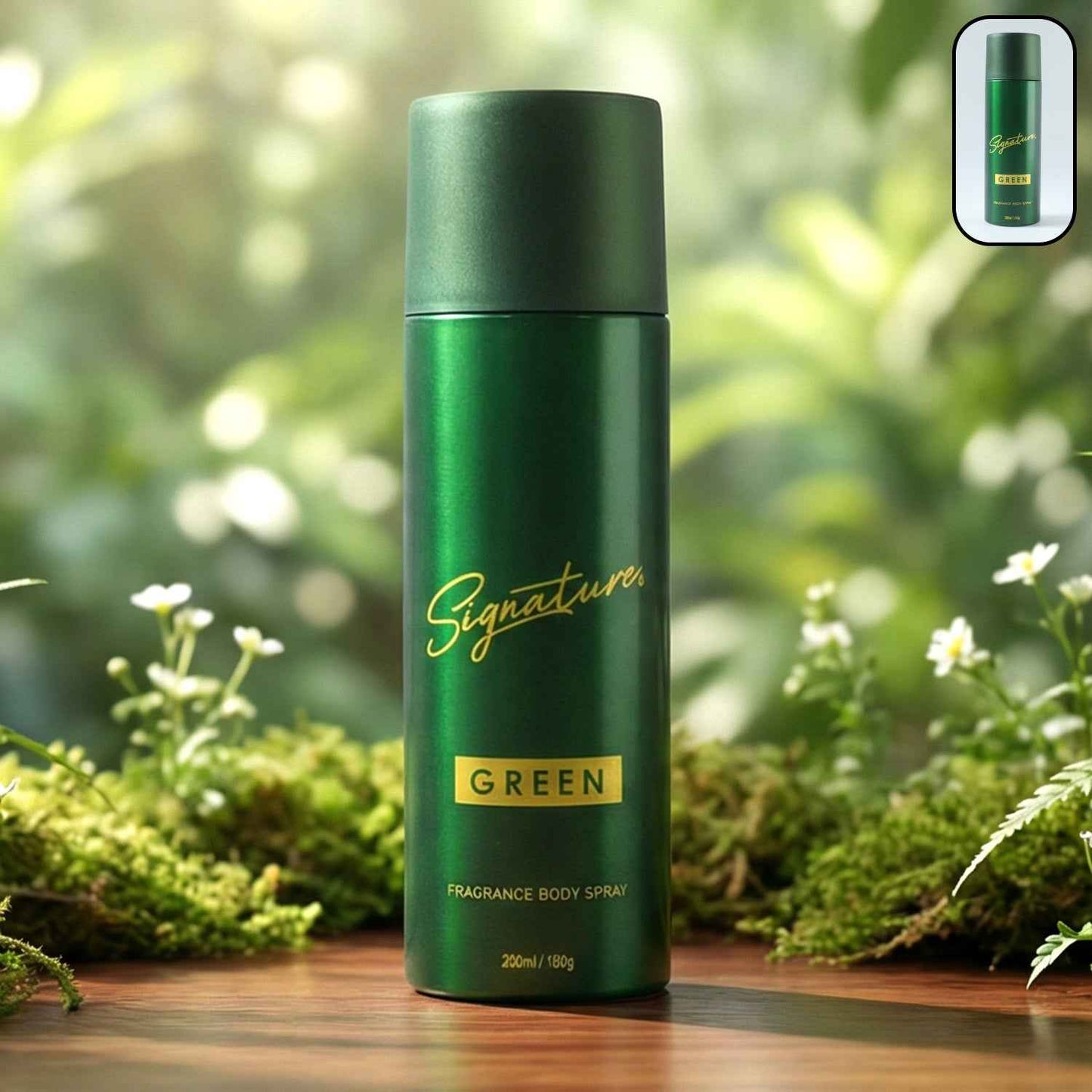 Signature Premium Green Fragrance Body Spray 200 Ml