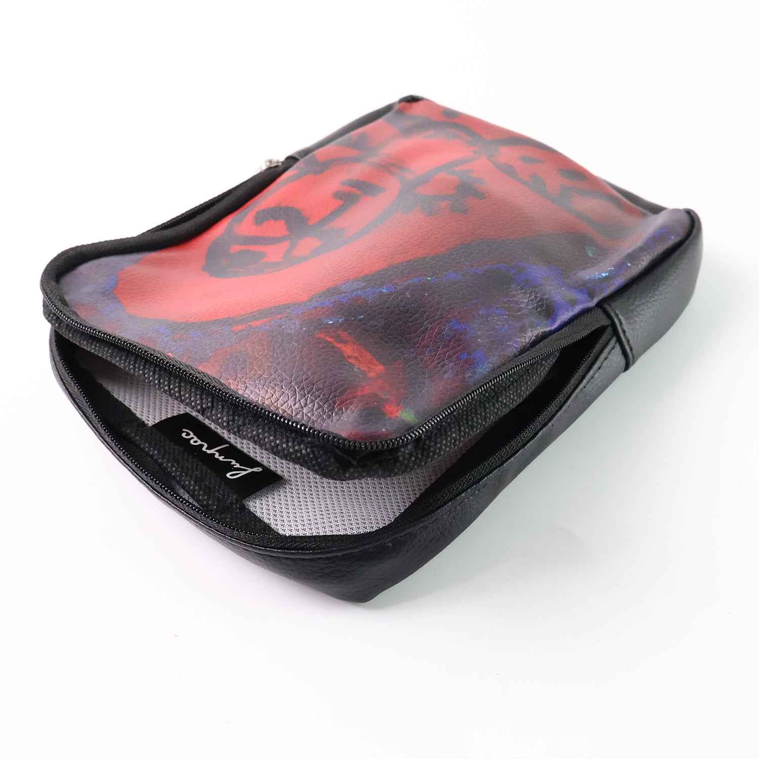 Handcrafted Multipurpose Zipper Pouch With Traditional Art Print (1 Pc)