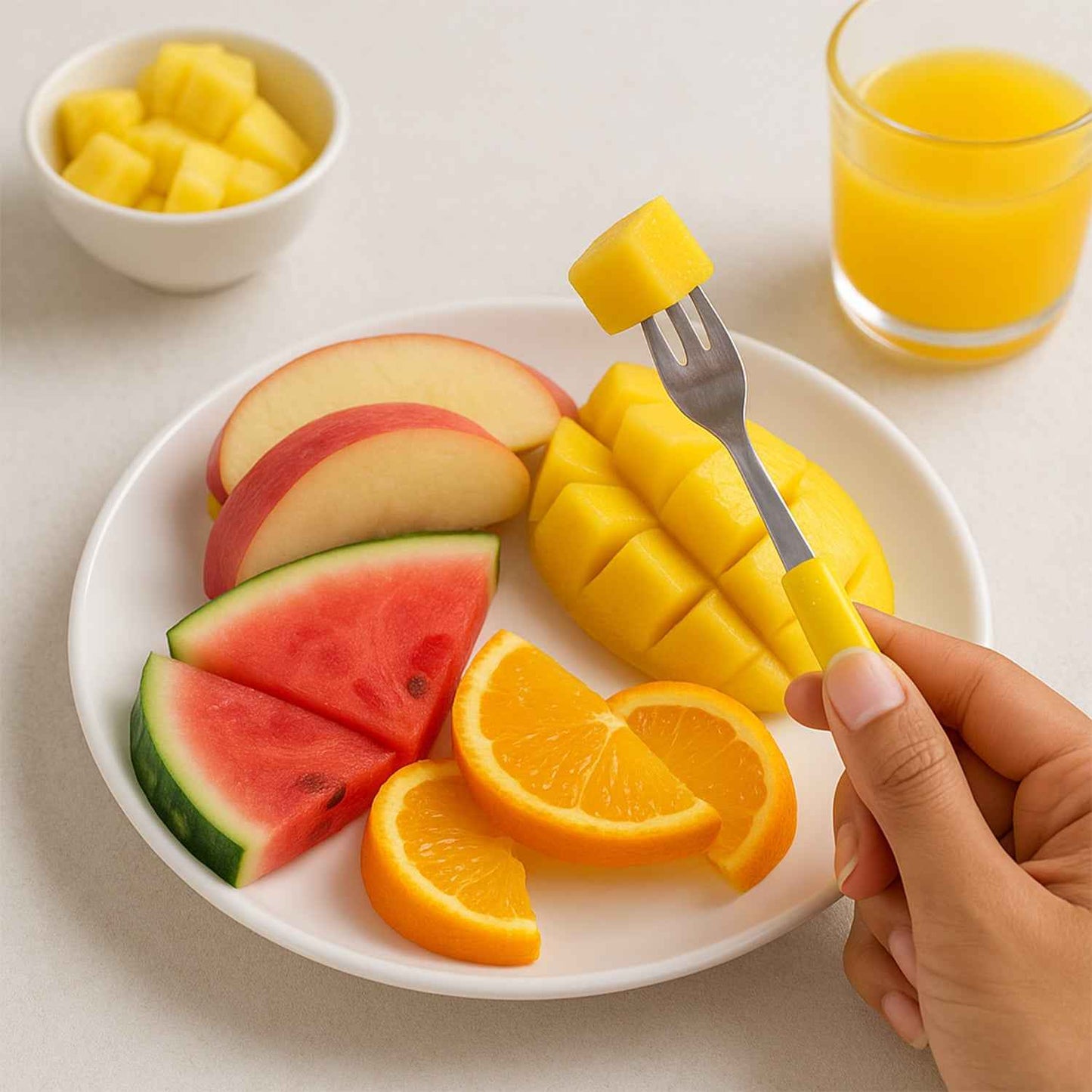 Supermom Premium Stainless Steel Big Fork (6 Pc Set) - BeSh Deals®