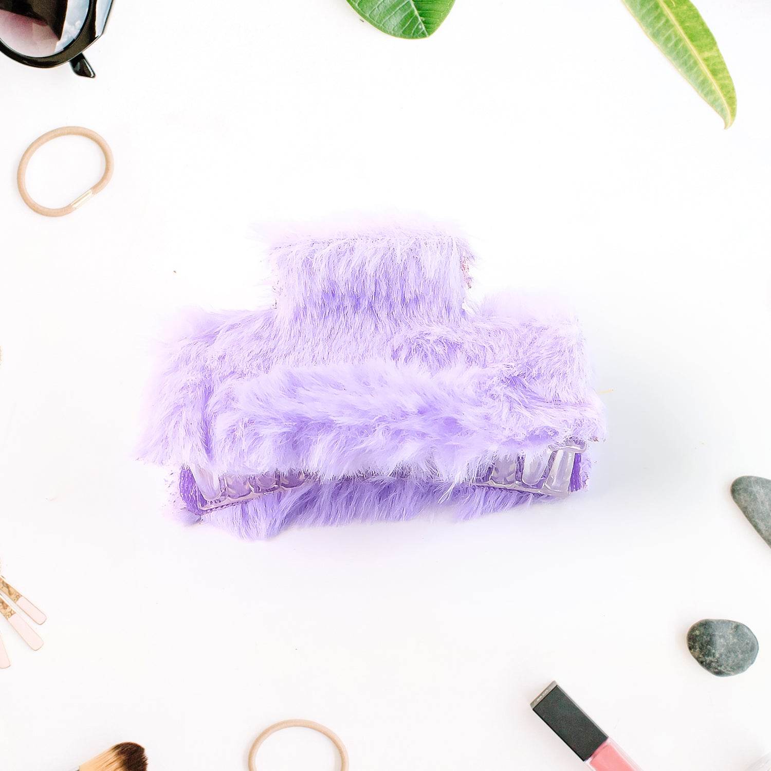 Soft Velvet Furry Hair Clutcher Clips Set (12 Pc) - Best Deals at BeSh Deals®