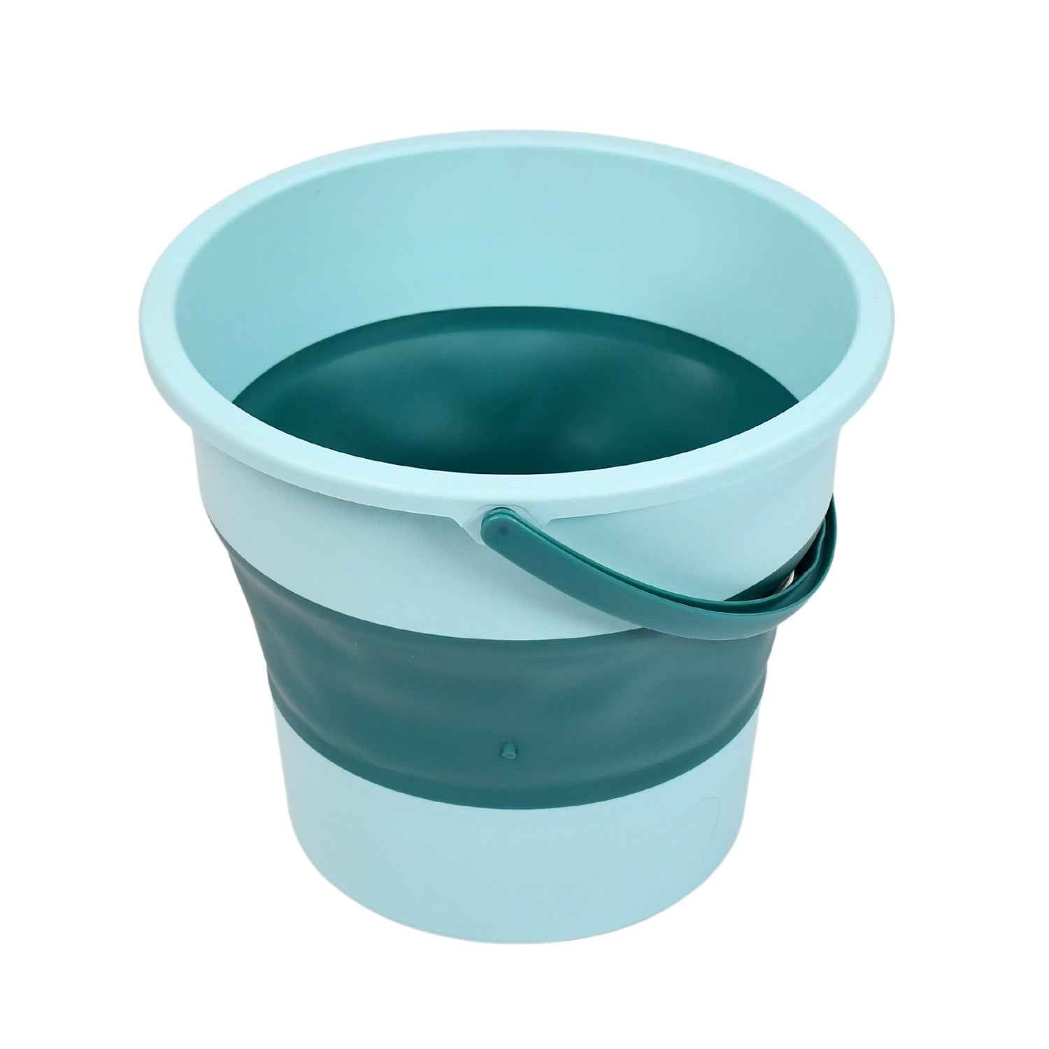 4009 Water Bucket Folding High Capacity Foldable Hanging With Handle Storage Water Space-saving Great Load Bearing Laundry Basket Bathroom Products