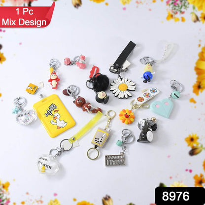 Mix Design  Size Keychain - Durable  Stylish Accessory (1 Pc  Mix Color) - Best Deals at BeSh Deals®