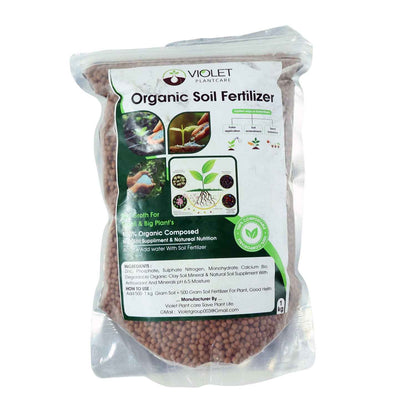 Red Organic Soil Fertilizer Granules  (1 Kg Pack)
