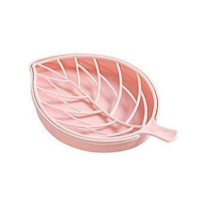 0832 Leaf Shape Dish Bathroom Soap Holder