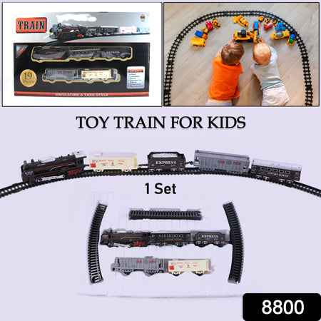 Toy Train Set For Kids Battery Operated Train With Track Set