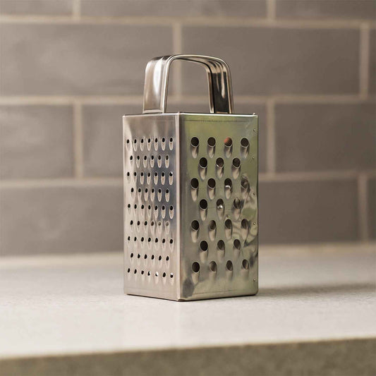 Supermom Premium 4-in-1 Stainless Steel Compact Grater And Slicer