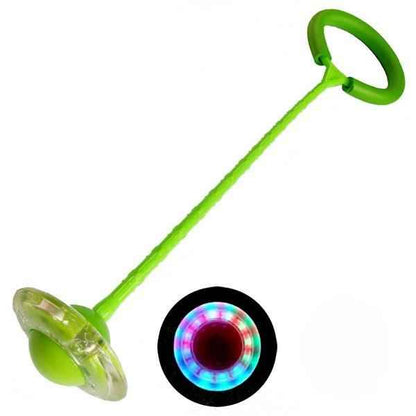 1665 Led Light Flashing Jumping Ring Ankle Skipping Jump Rope For Kids