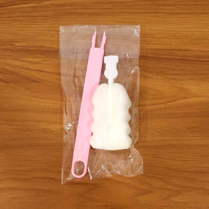 Long Handle Silicone Bottle Cleaning Brush 32 Cm (1 Pc)