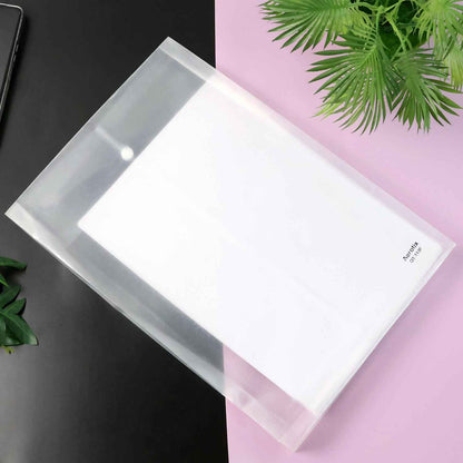 Mix Design Transparent Document Folder  A4 Size Clear File Protector (1 Pc)