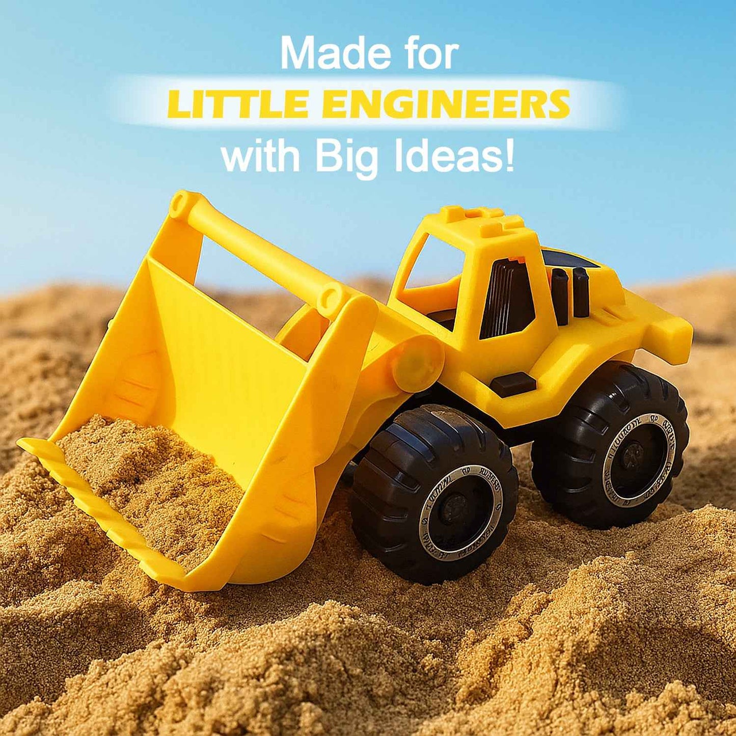 Funwoods Friction-powered Front Loader  Bulldozer Toy - (1 Pc)
