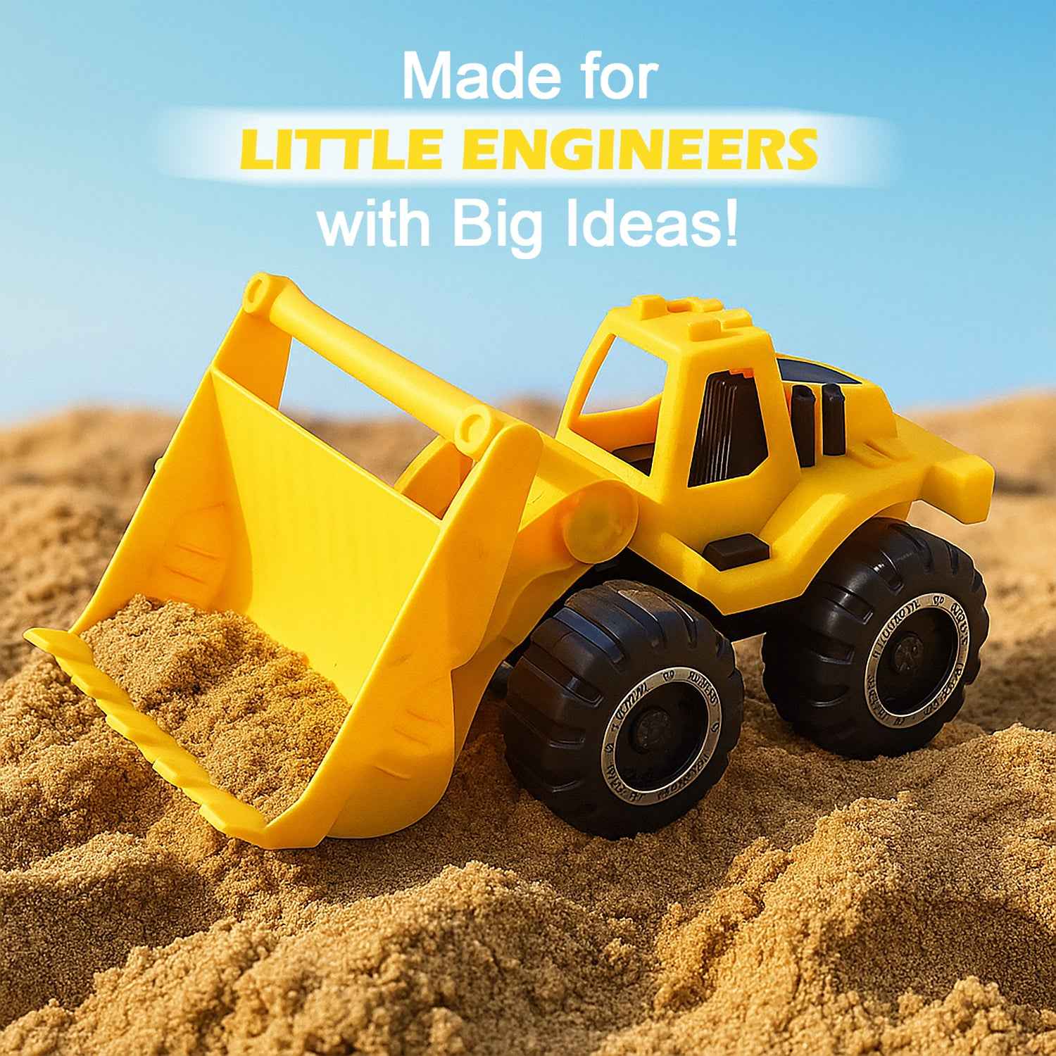 Funwoods Friction-powered Front Loader  Bulldozer Toy - (1 Pc)