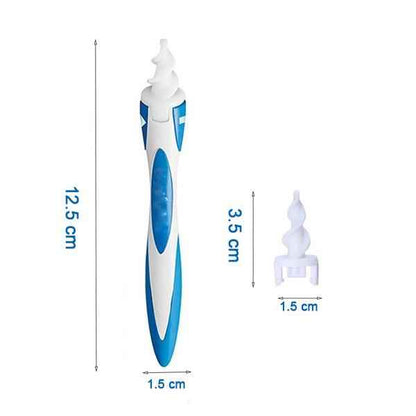 4656 Smart Swab Silicone Easy Earwax Removal With 16 Replacement Disposable Soft Tipsear Wax